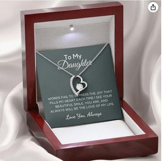 Daddy and daughter necklace top