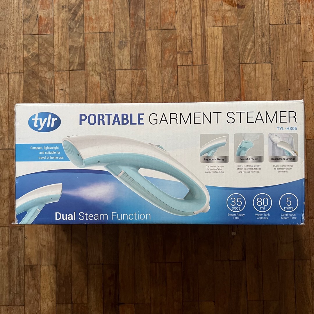 tylr portable garment steamer (80ml), TV & Home Appliances, Other Home
