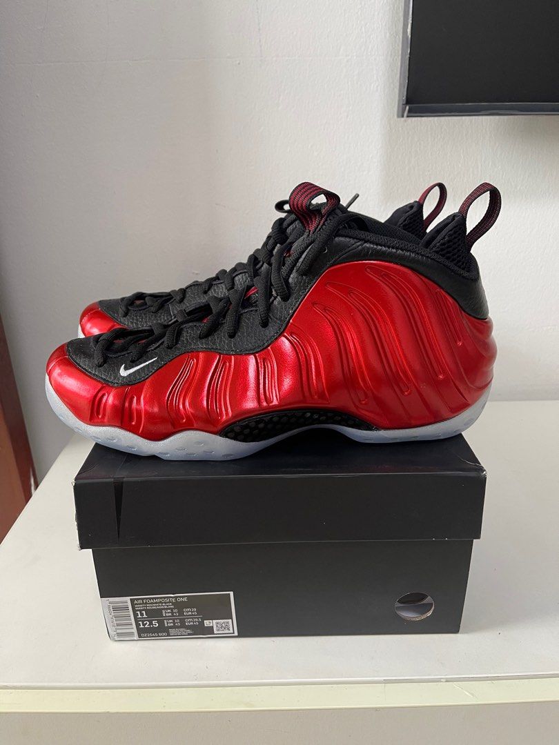 US 11 Nike Foamposite Metallic Red 2023 Below RTP
