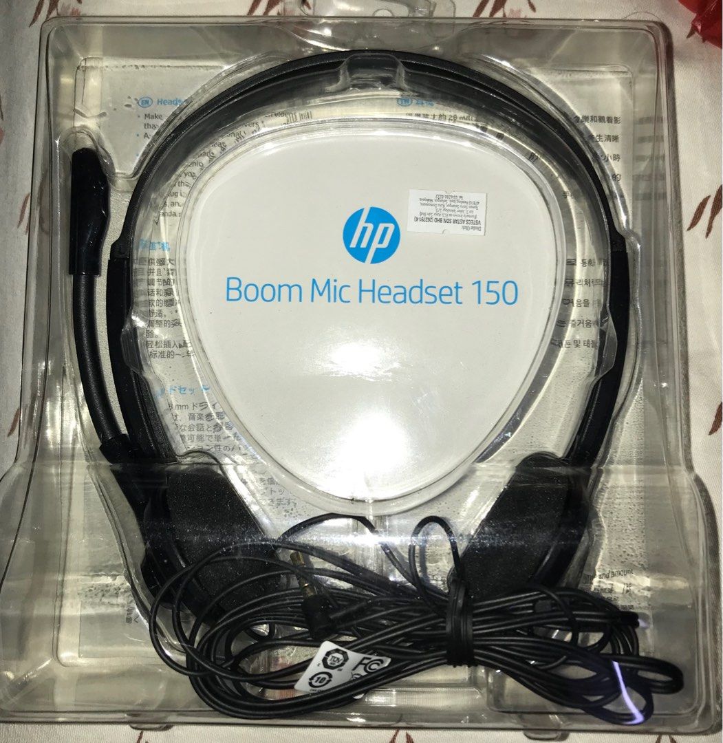 Hp 150 boom mic headset cheap