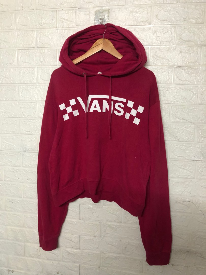Vans crop top hoodie discount