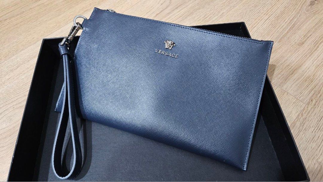 Versace wristlet pouch