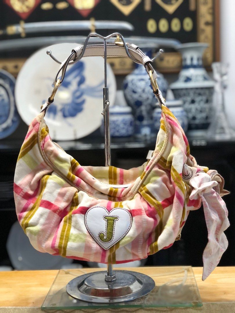 Juicy Couture Vintage Y2K Brown Pink Velvet Purse Handbag - Etsy Norway