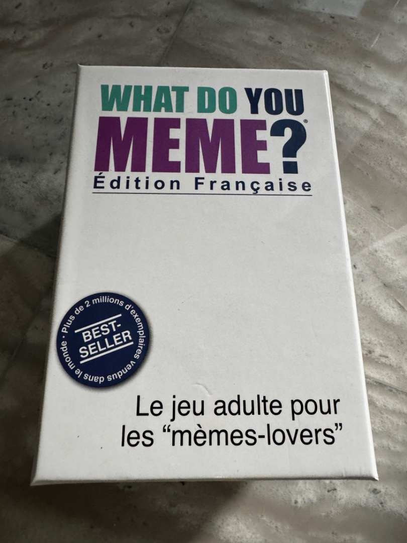 What do you meme - French edition, Hobbies & Toys, Toys & Games on Carousell