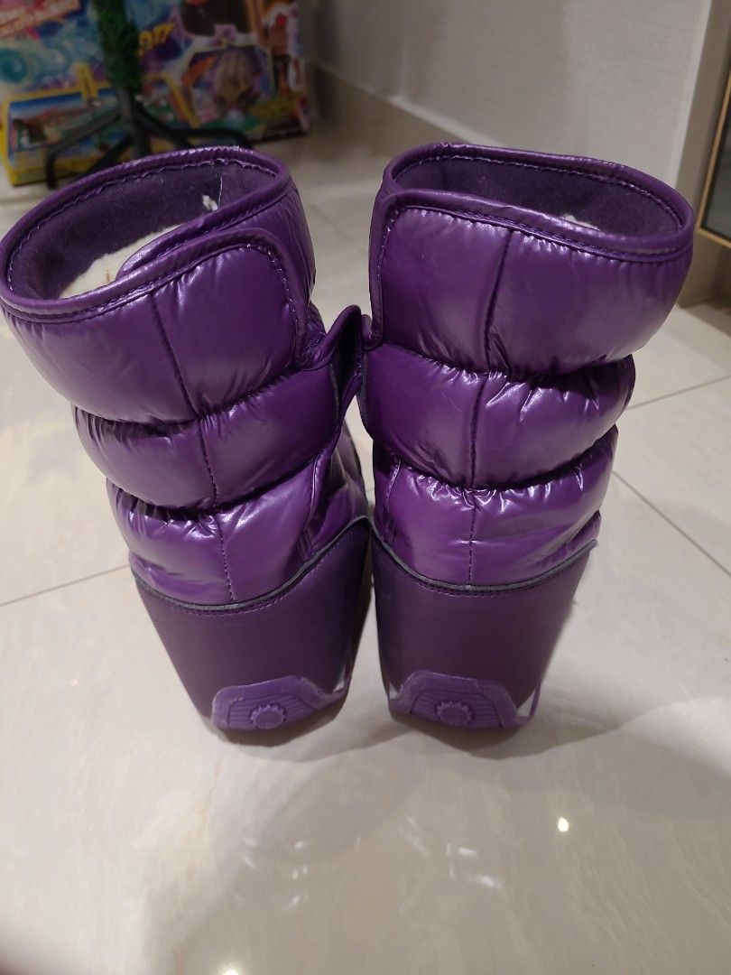 Girls purple winter discount boots