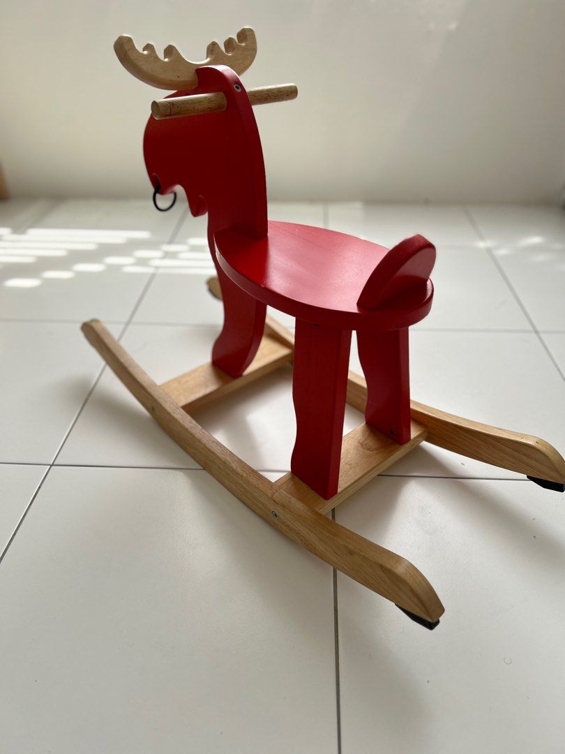Ikea wooden rocking horse cheap