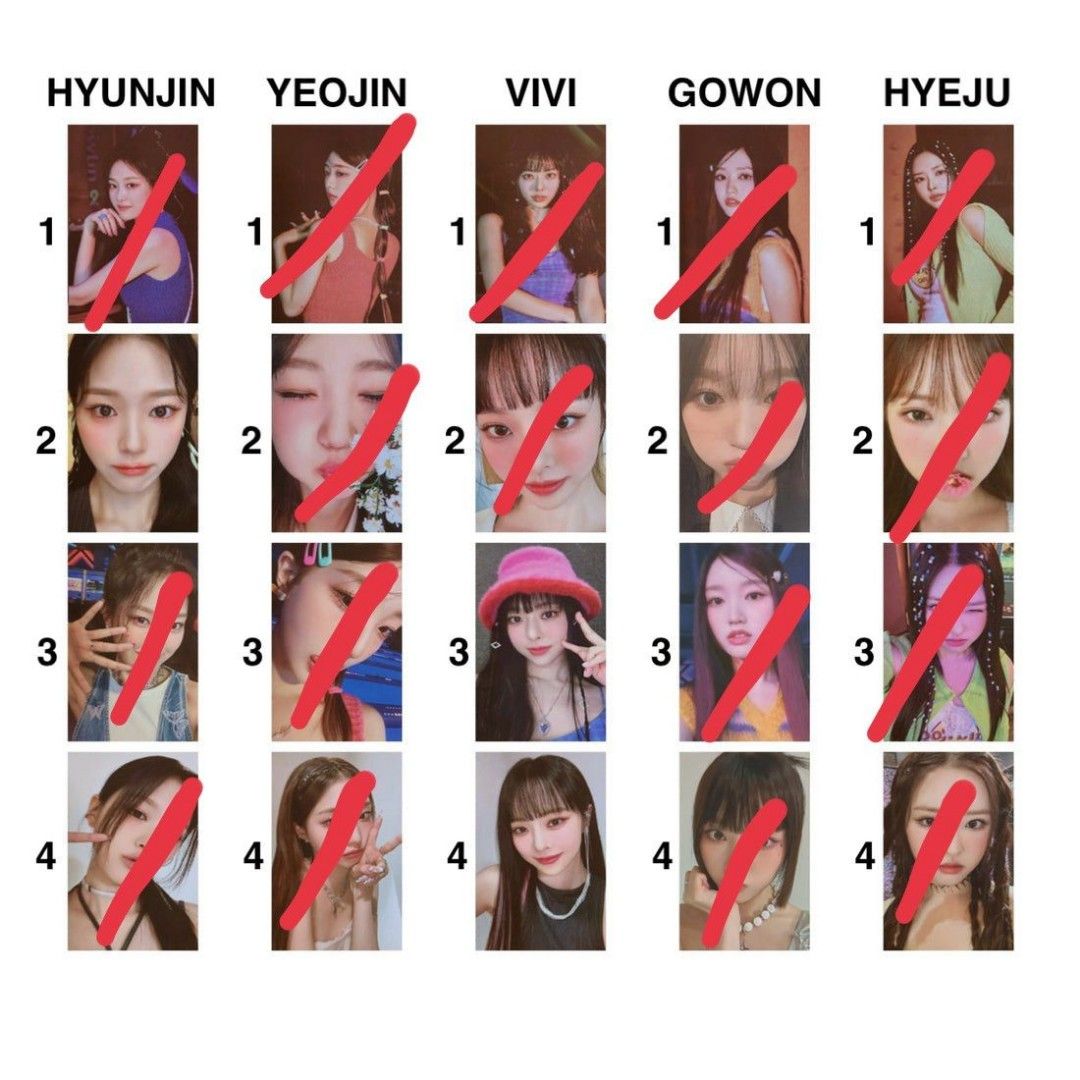 wts] loossemble / loona gowon signed album and pcs!, Hobbies
