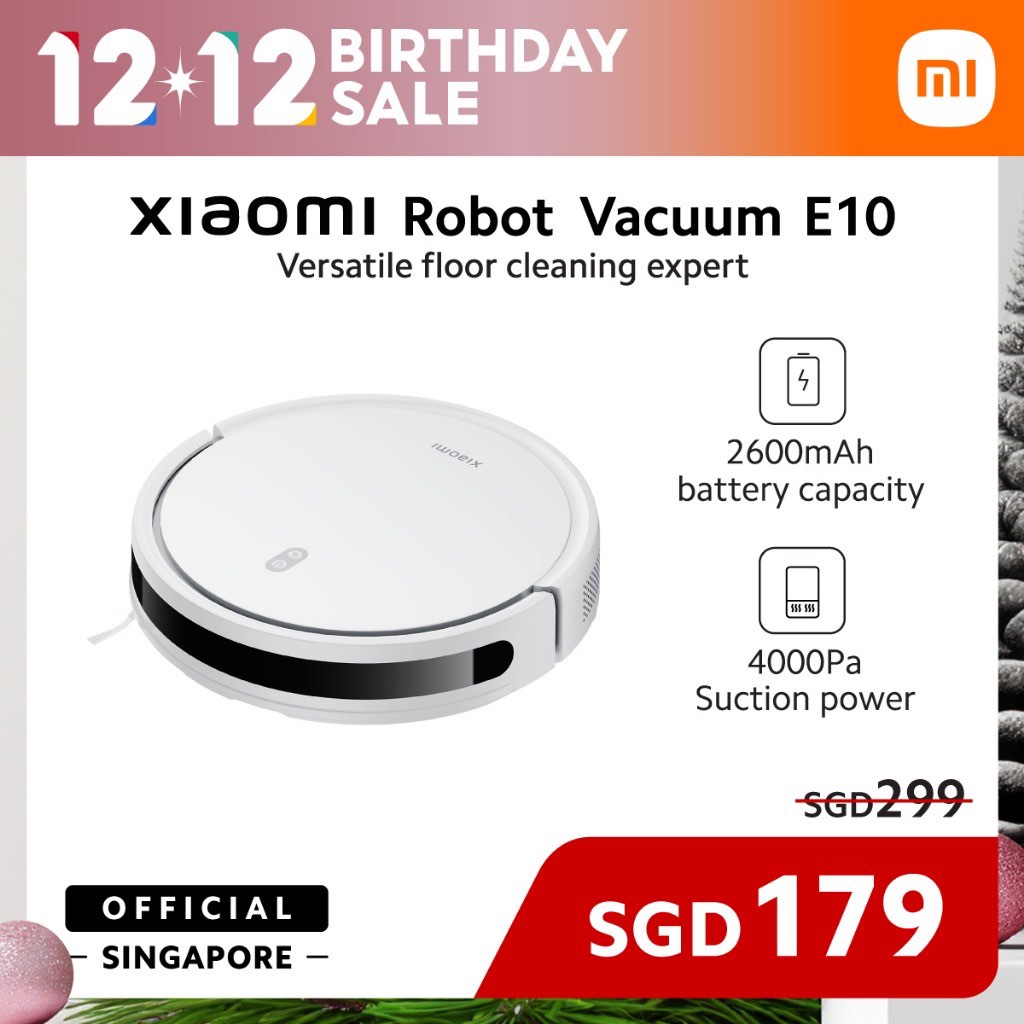 Mi Robot Vacuum Mop E10, TV & Home Appliances, Vacuum Cleaner