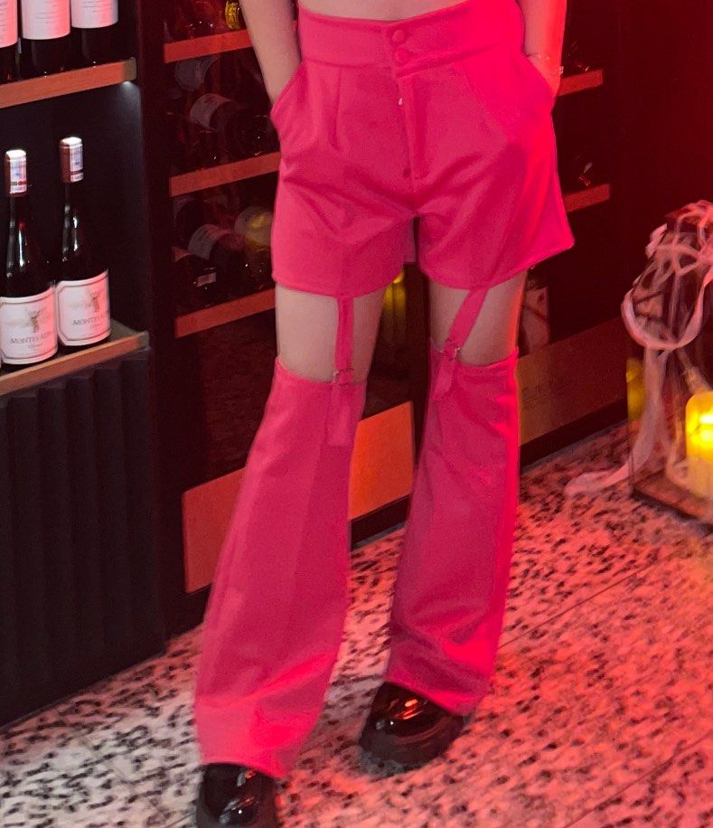 Suki pink pants online