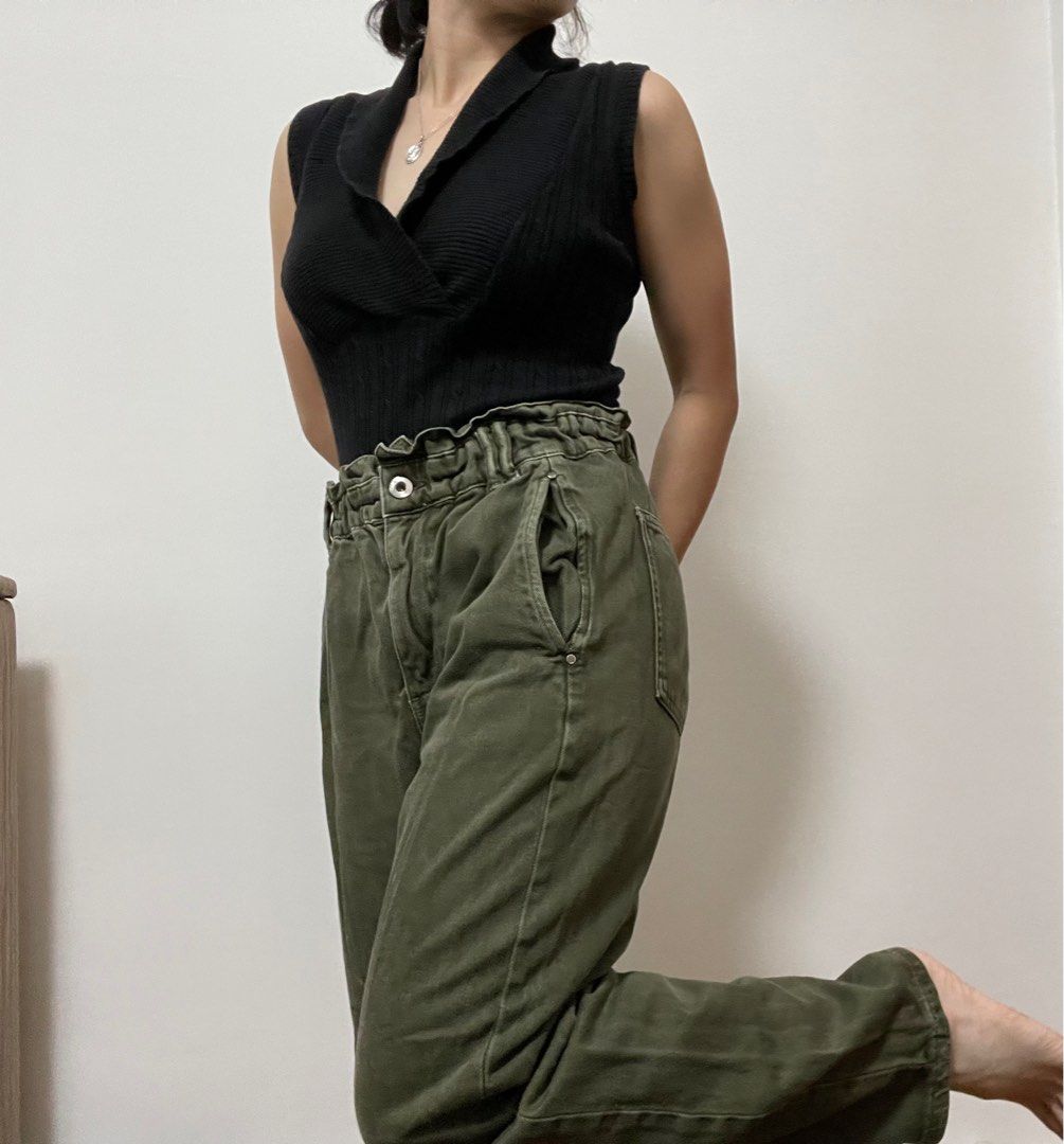 Zara - cool baggy jeans - sage denim - sz 2 | Baggy jeans, Zara, Clothes  design