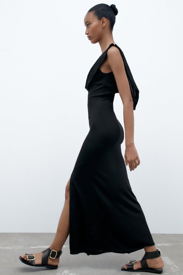 buckled flat sandals zara