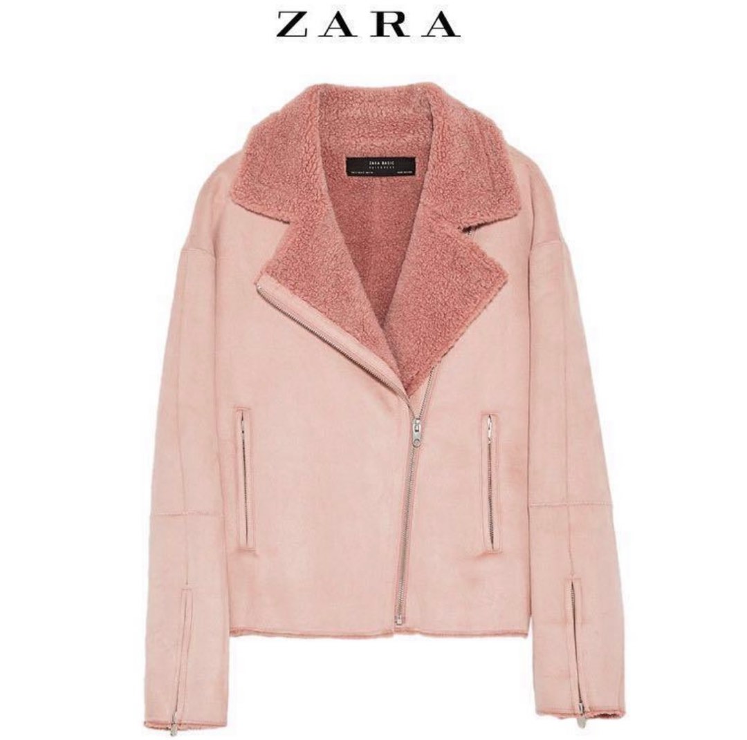Zara suede effect cheap jacket