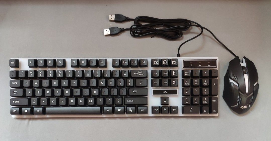 Zeus K001 ( Amazing Swiftness ) Gaming Keyboard and Mouse Bundle ( High ...