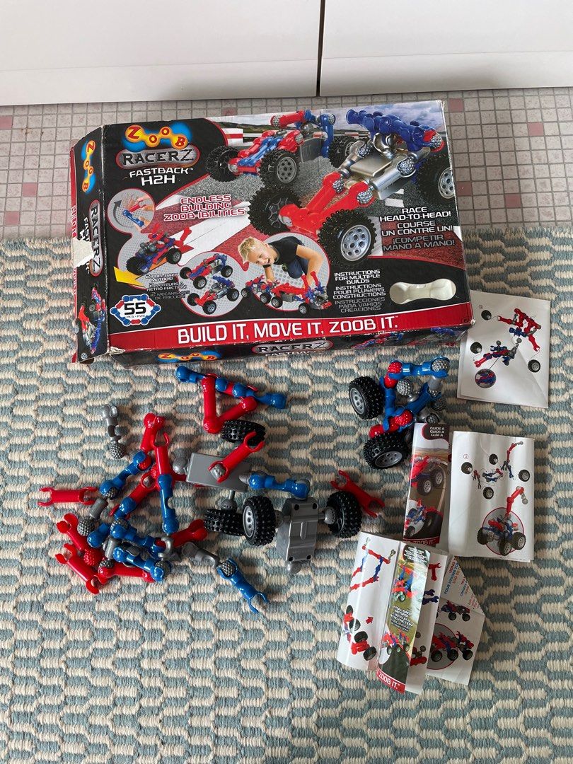 Zoob racerz deluxe vehicle designer top