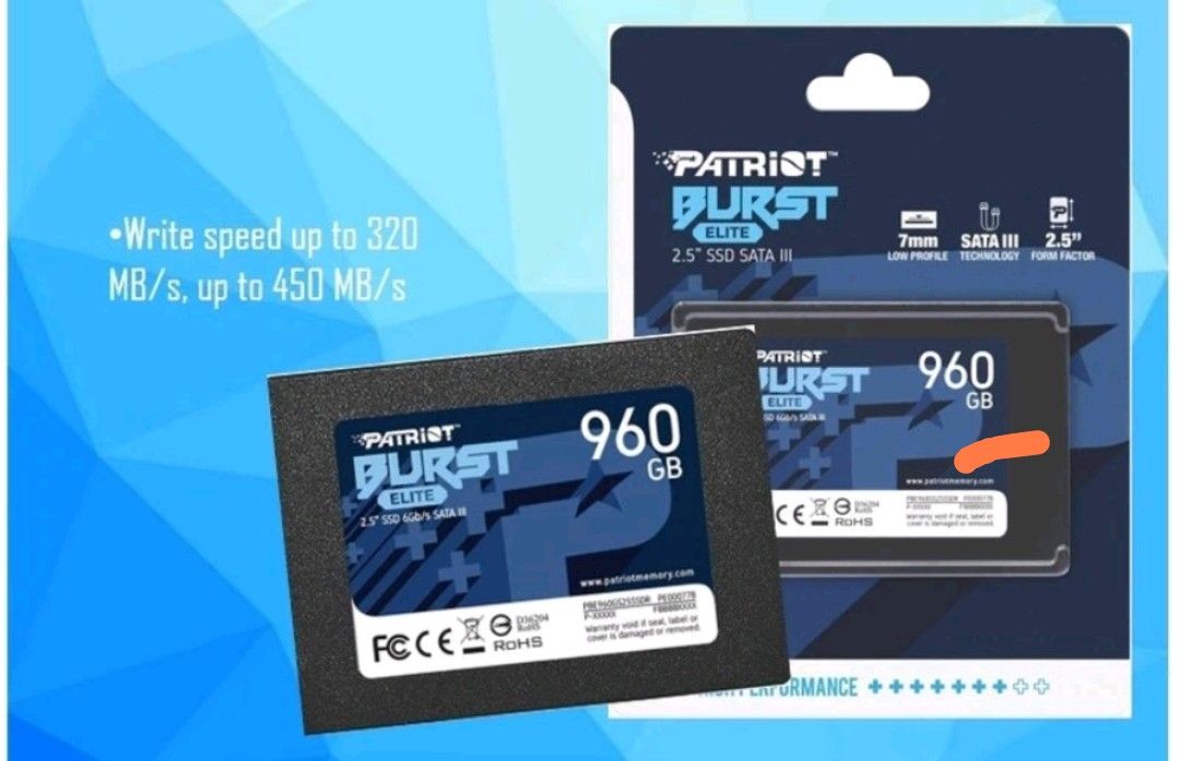 Amazon.co.jp: Patriot Memory SSD 960GB Burst Elite SATA3 Internal