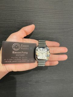 👍🏻2023年03月17日錶 公價$60,500 最經典款式 自動機械錶 卡地亞 CARTIER SANTOS DE CARTIER WSSA0018