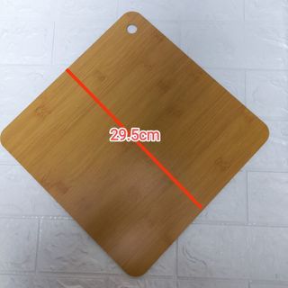 29.5cm Square Bamboo cutting board serving Wooden board Pizza serving board Dumplings Wood Board vegetable Fruits meat kayu papan pemotong