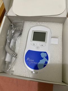 3.0MHz LCD Screen Fetal Doppler Baby Heart Monitor Radiation-Free Harmless to Baby
