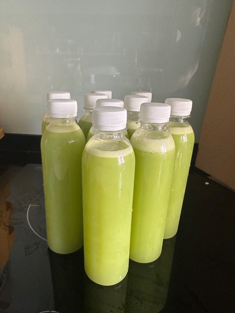 350ml freshly squeezed celery, bitter gourd, lemon plus green apple, Food & Drinks, Fresh
