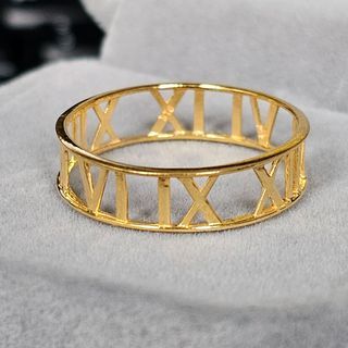 Gold ring best sale a alphabet