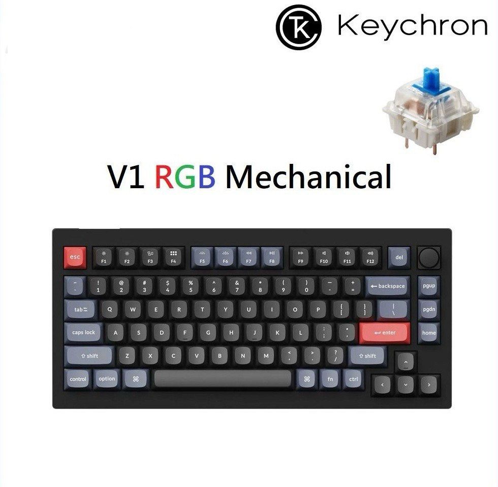 全新行貨) 😬最後一件😬清貨特價💸💸 Keychron V1 Knob Version QMK