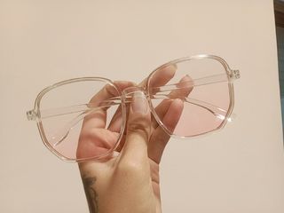 漸層粉眼鏡 韓系款