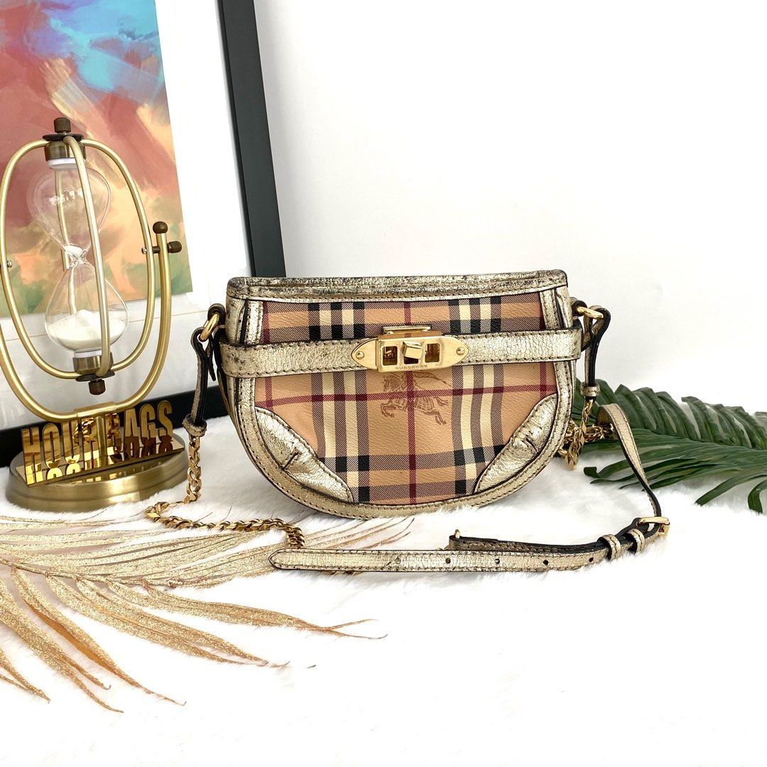 Burberry deals bags gold