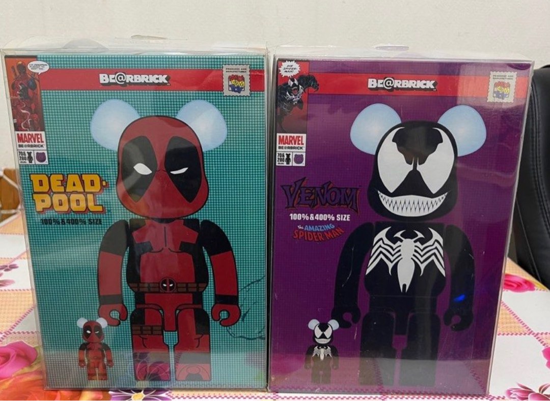 全新靚盒Bearbrick 500% Venom bearbrick deadpoool 死侍毒魔, 興趣及