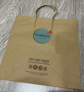 🛍 {FOR FREE} Brand New Pandanese Paper Bag