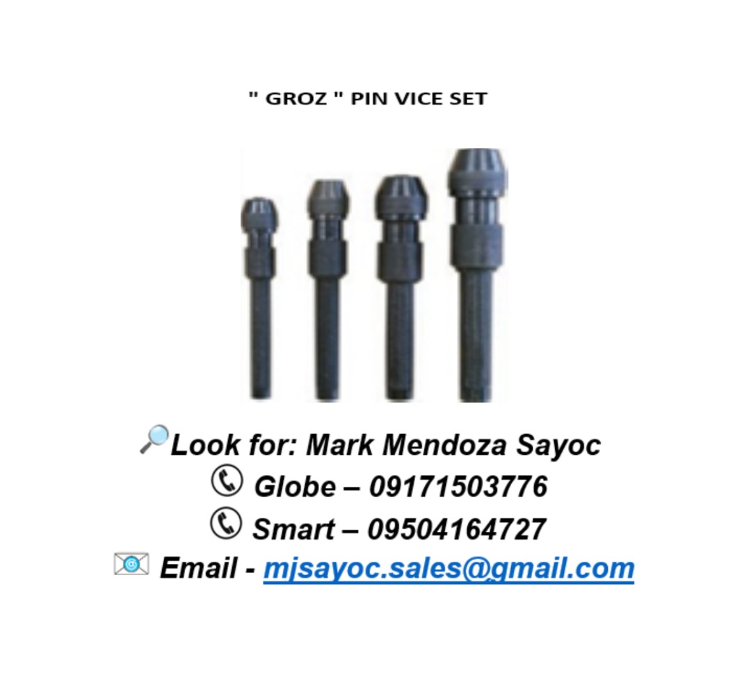 " GROZ " PIN VICE SET, Commercial & Industrial, Construction Tools & Equipment on Carousell