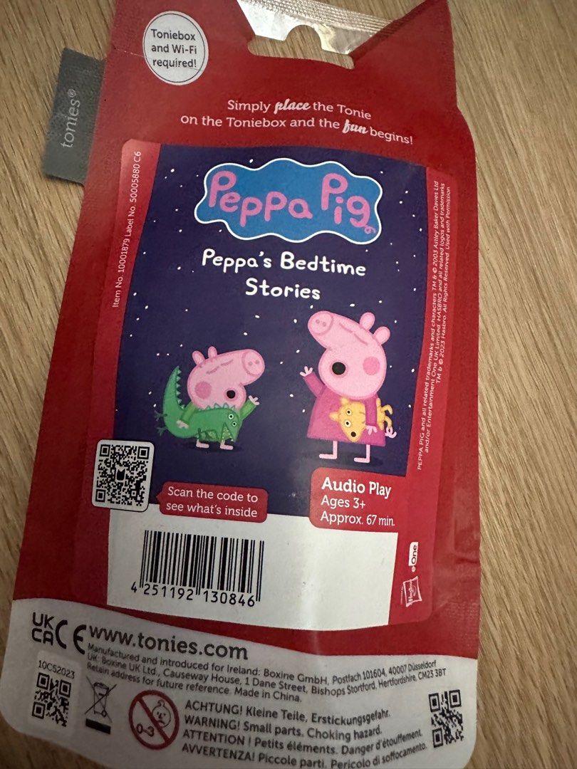 Tonies Peppa Pig Bedtime Stories