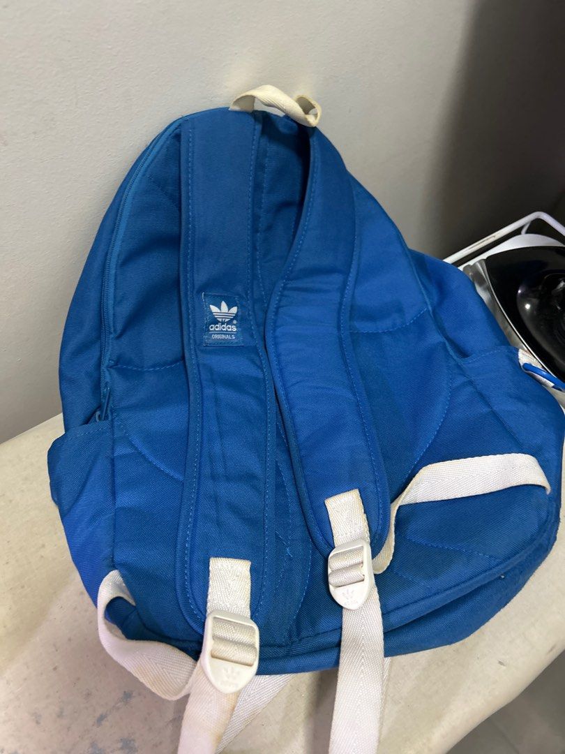 Adidas originals blue backpack discount