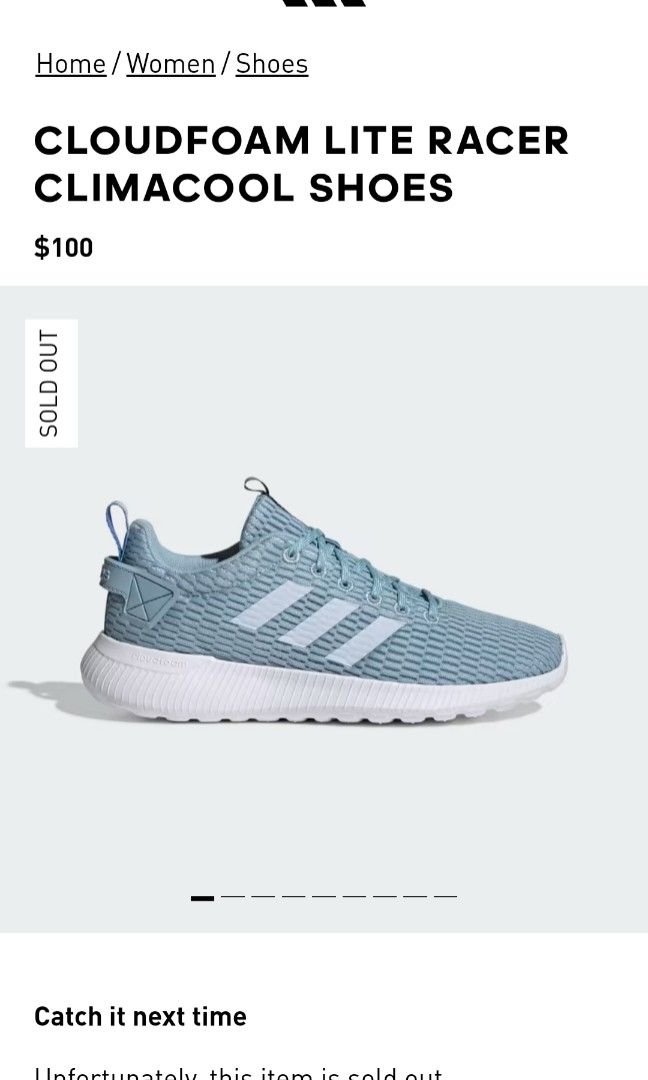 Cloudfoam lite racer climacool women's running shoes top