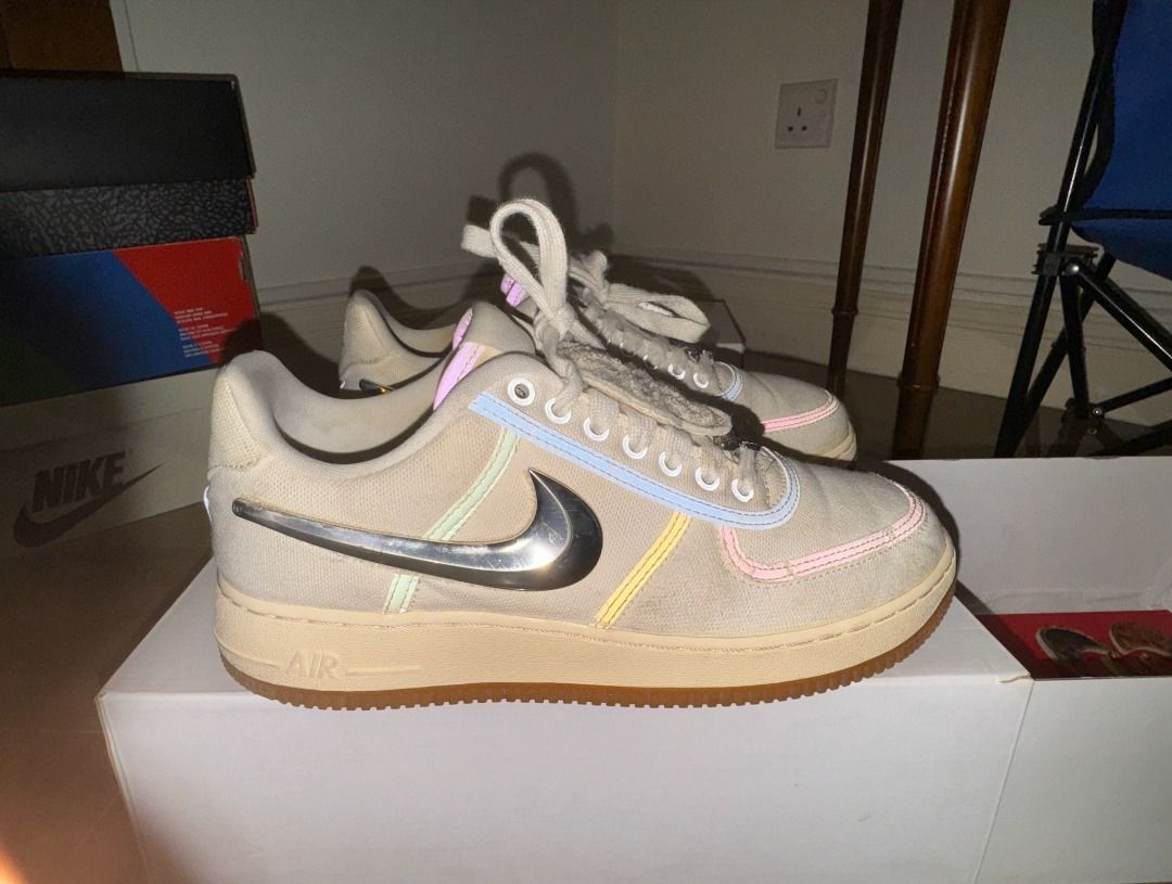 Nike air force 1 x travis scott sail hotsell