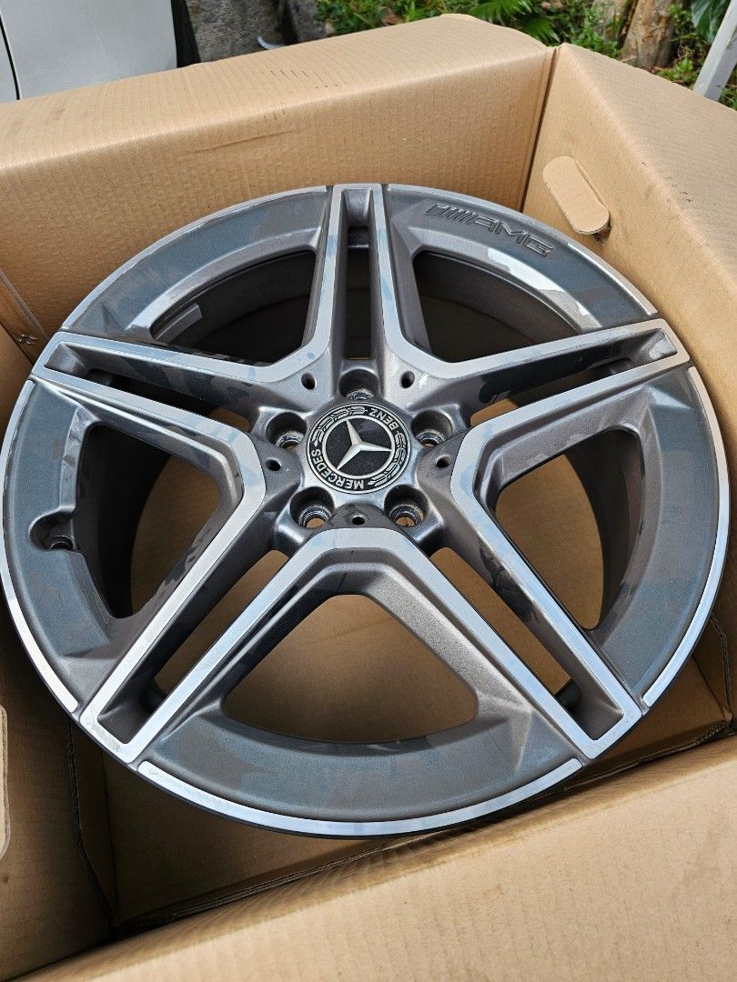 Amg line 18 inch rim, Car Accessories, Tyres & Rims on Carousell