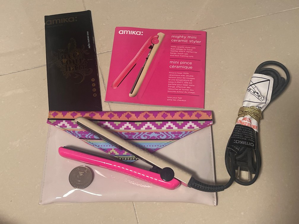 Amika mini ceramic best sale styler in pouch