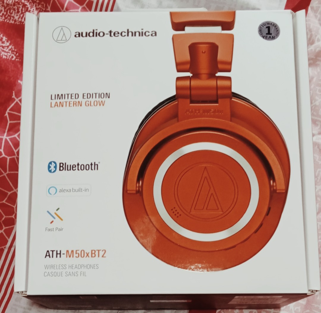 Audio Technica ATH-M50X Bluetooth in Limited Lantern Glow Metallic