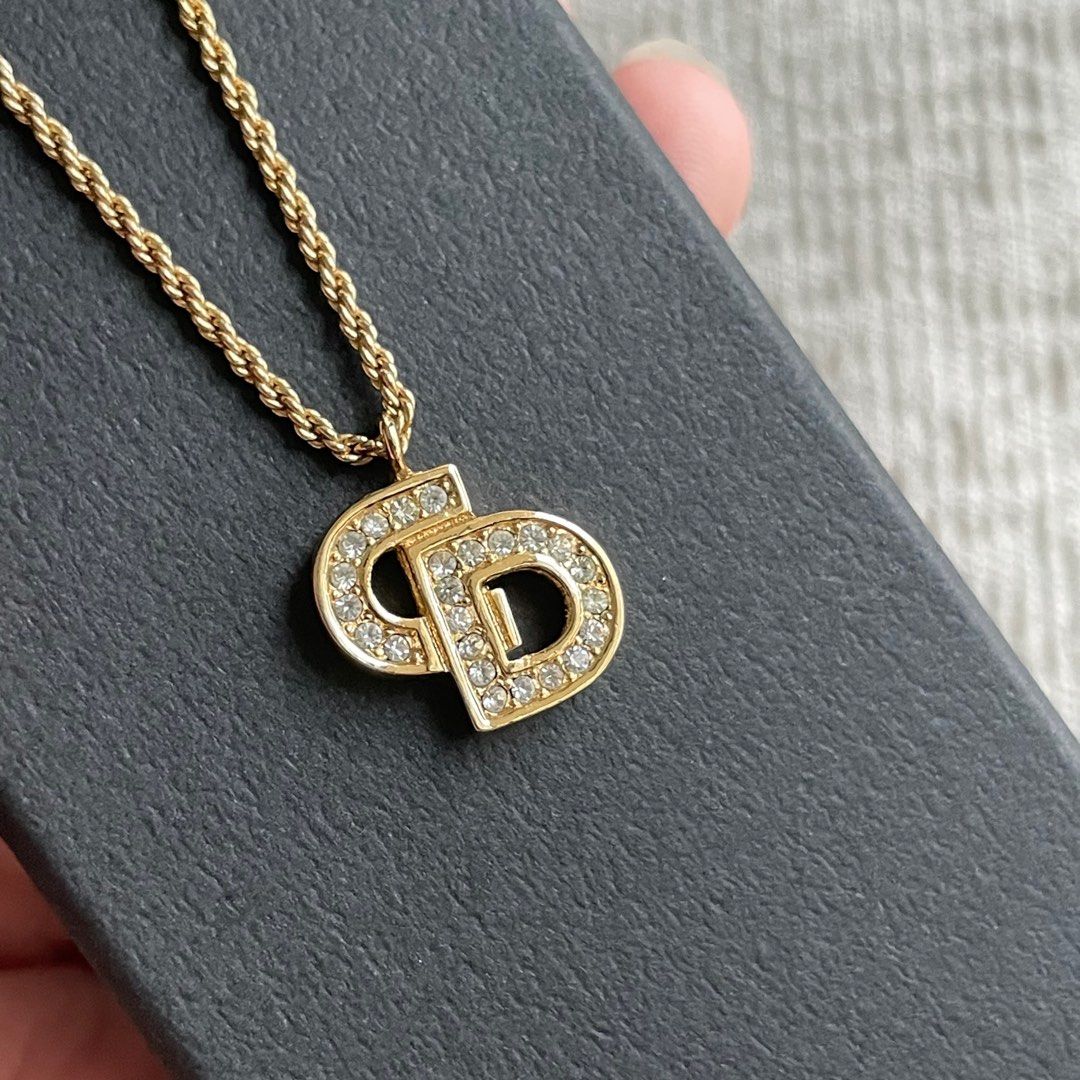 AUTHENTIC DIOR CD Necklace Luxury Accessories on Carousell