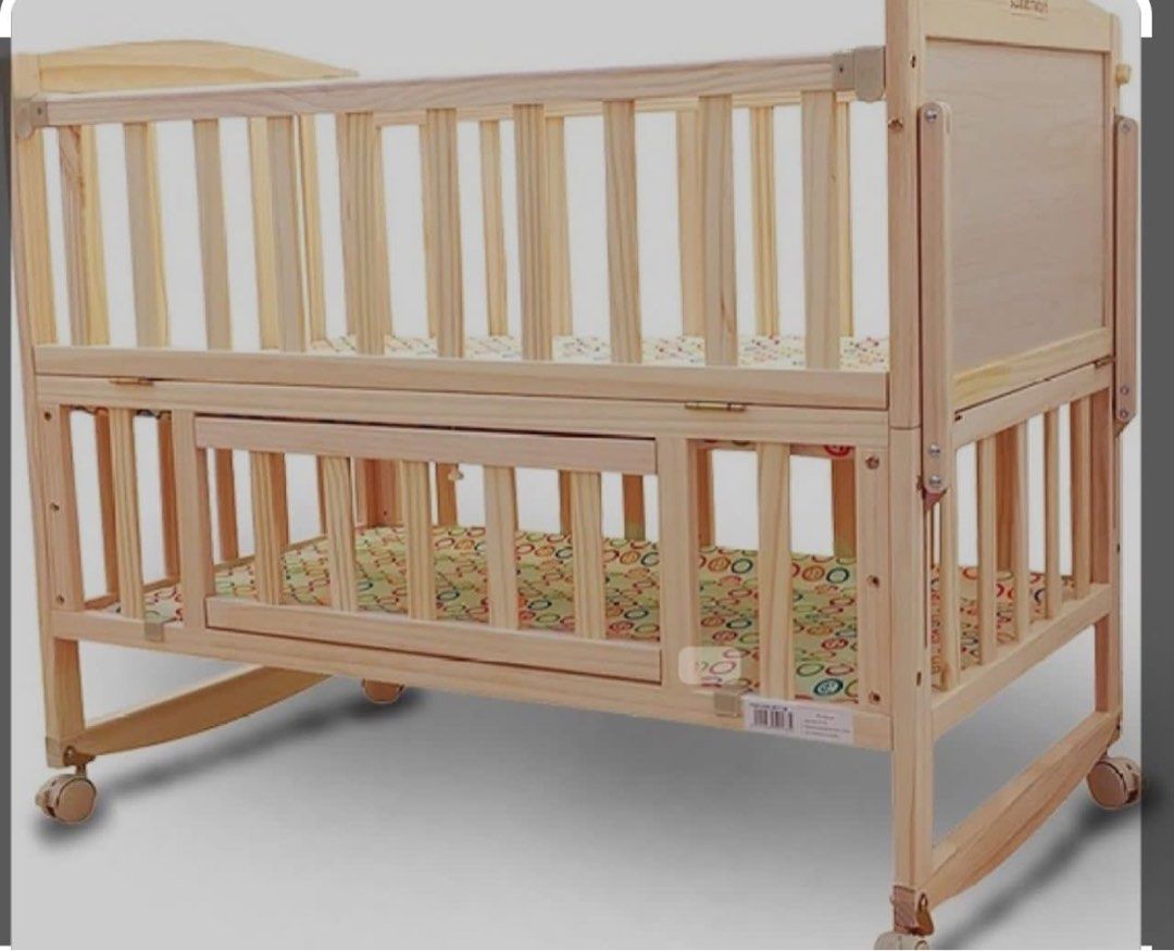 Baby Cot 2 Layer + Complete Set, Babies & Kids, Baby Nursery & Kids