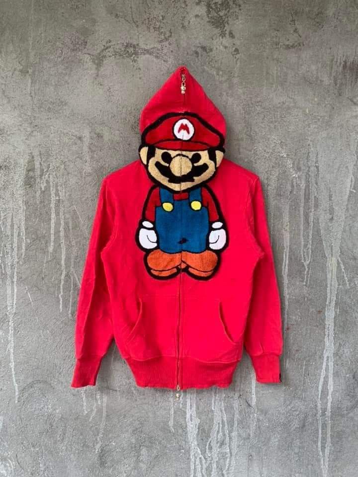 Baby milo x mario hoodie hot sale