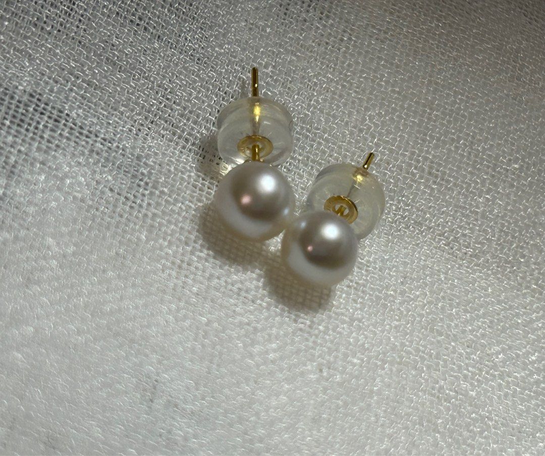Real pearl sales earrings for babies