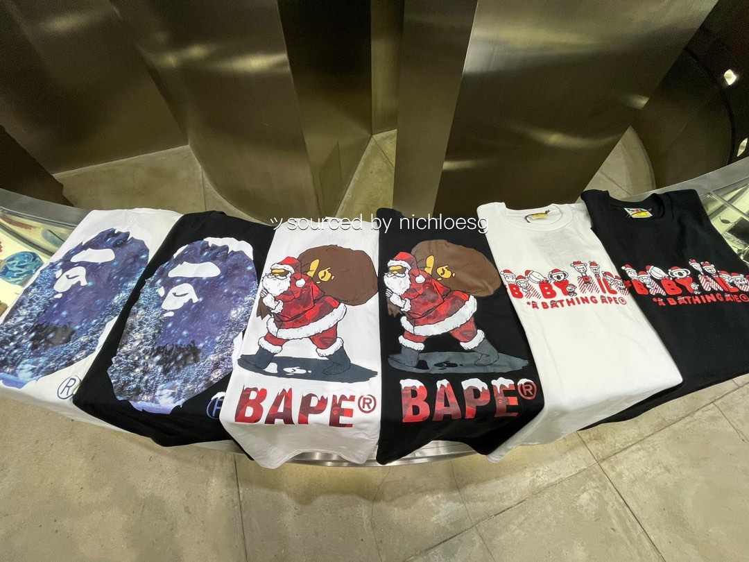 BAPE CHRISTMAS 2023 COLLECTION, Men's Fashion, Tops & Sets