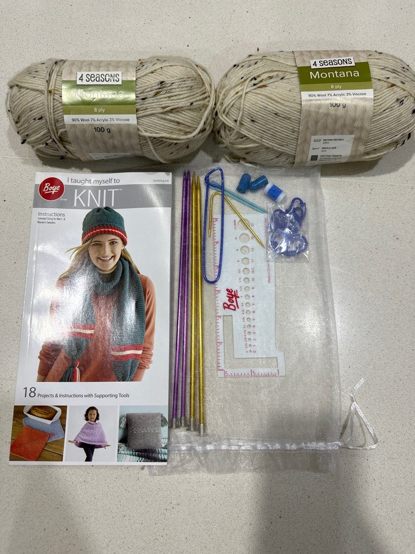 Beginner knitting set Boye I taught myself to knit