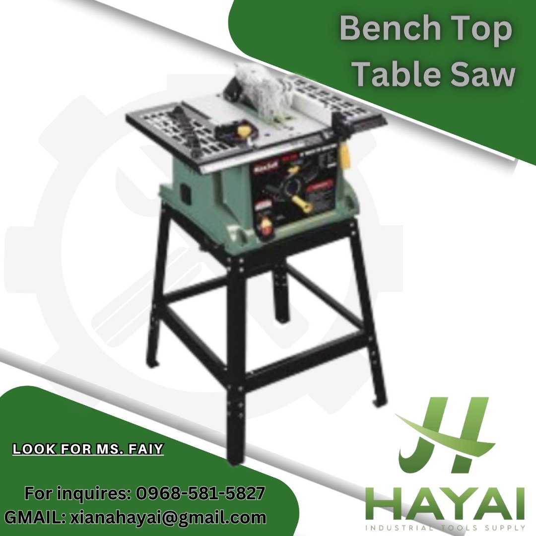 Bench Top Table Saw, Commercial & Industrial, Construction Tools ...