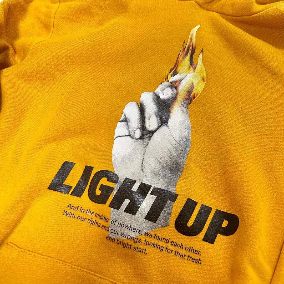 Bershka sales yellow hoodie