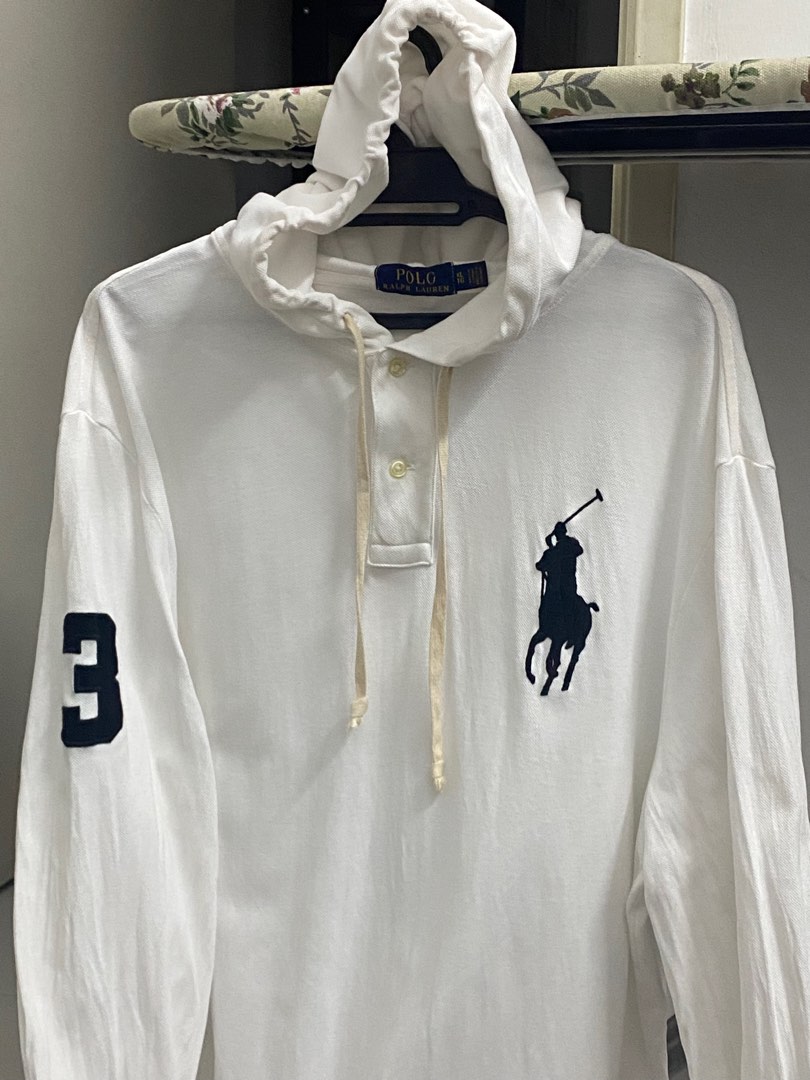 Big pony polo hoodie sales