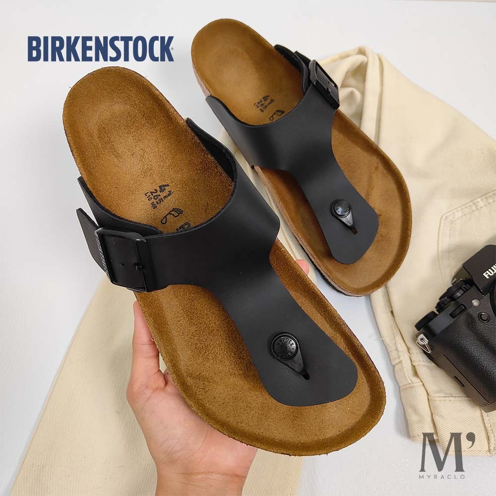 BIRKENSTOCK Ramses BS Real Leather Men Black Size EU 41