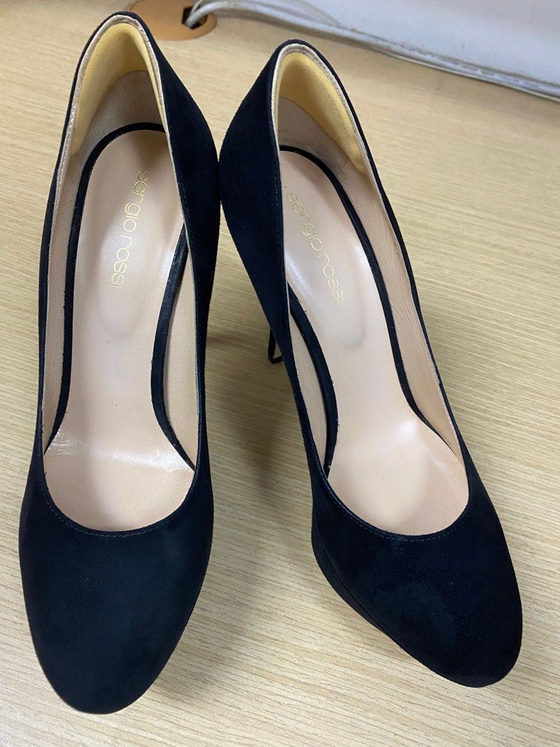 sergio rossi black heels
