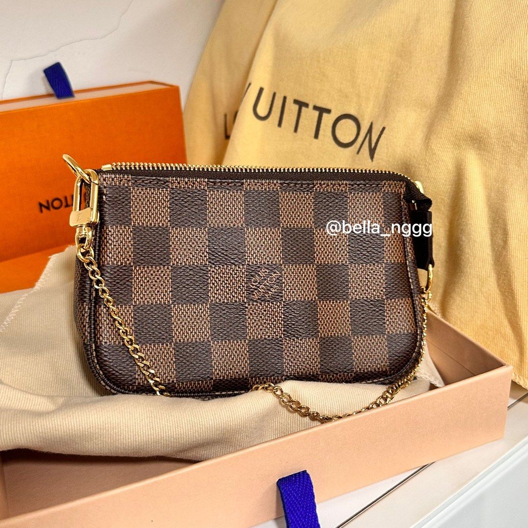 Damier ebene mini pochette online