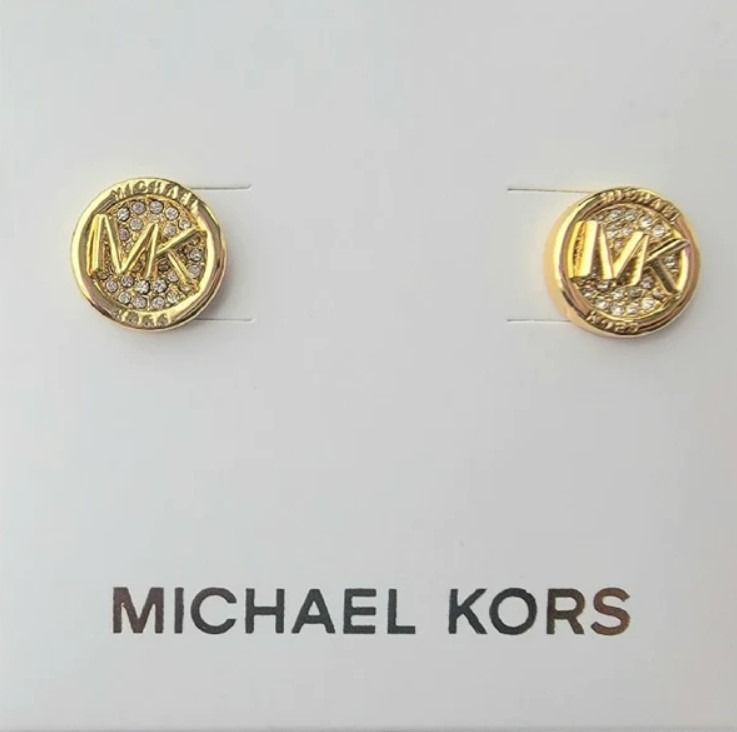 Gold mk sales earrings